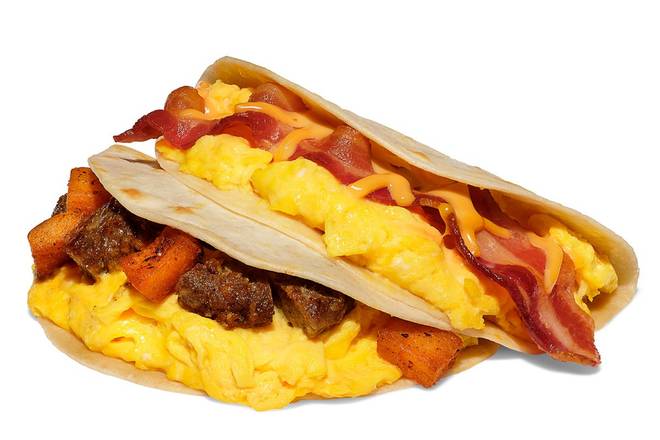 Order Breakfast Tacos food online from Hat Creek Burger Co. store, Austin on bringmethat.com