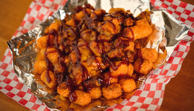 Order BBQ Brisket Loaded Tots food online from Andrew Bbq Express store, Tempe on bringmethat.com