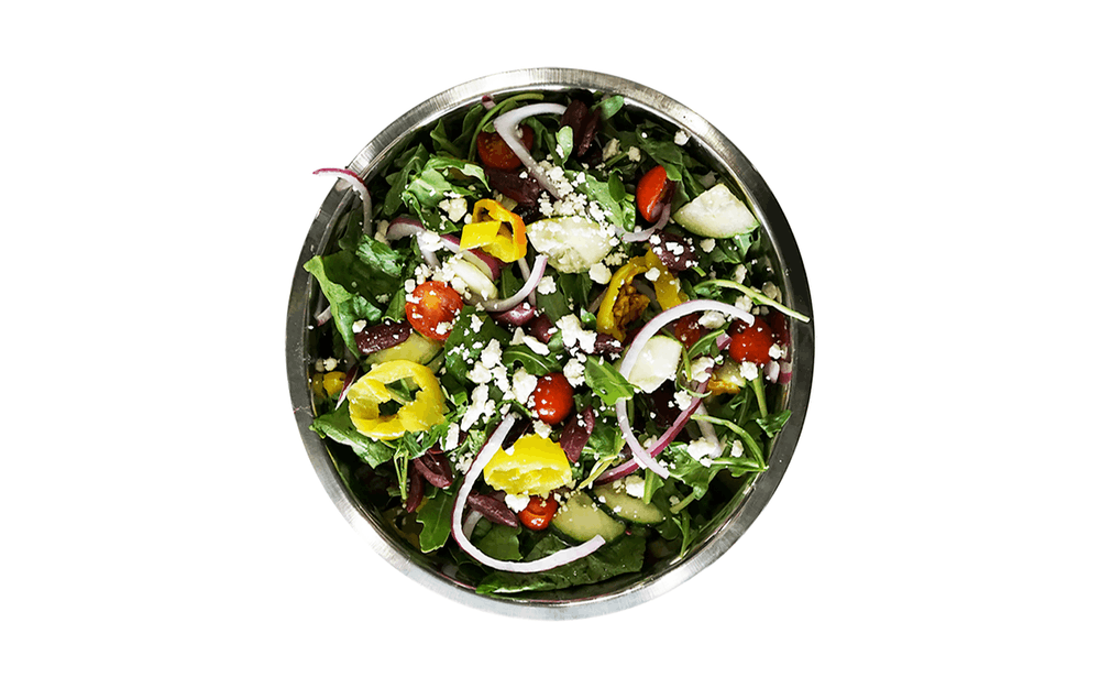 Order Greek Salad - Half food online from Urban Bricks store, Lubbock on bringmethat.com