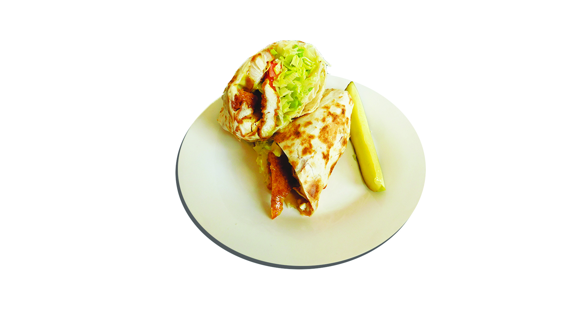 Order Chicken Cutlet Wrap food online from Somewings store, Newington on bringmethat.com