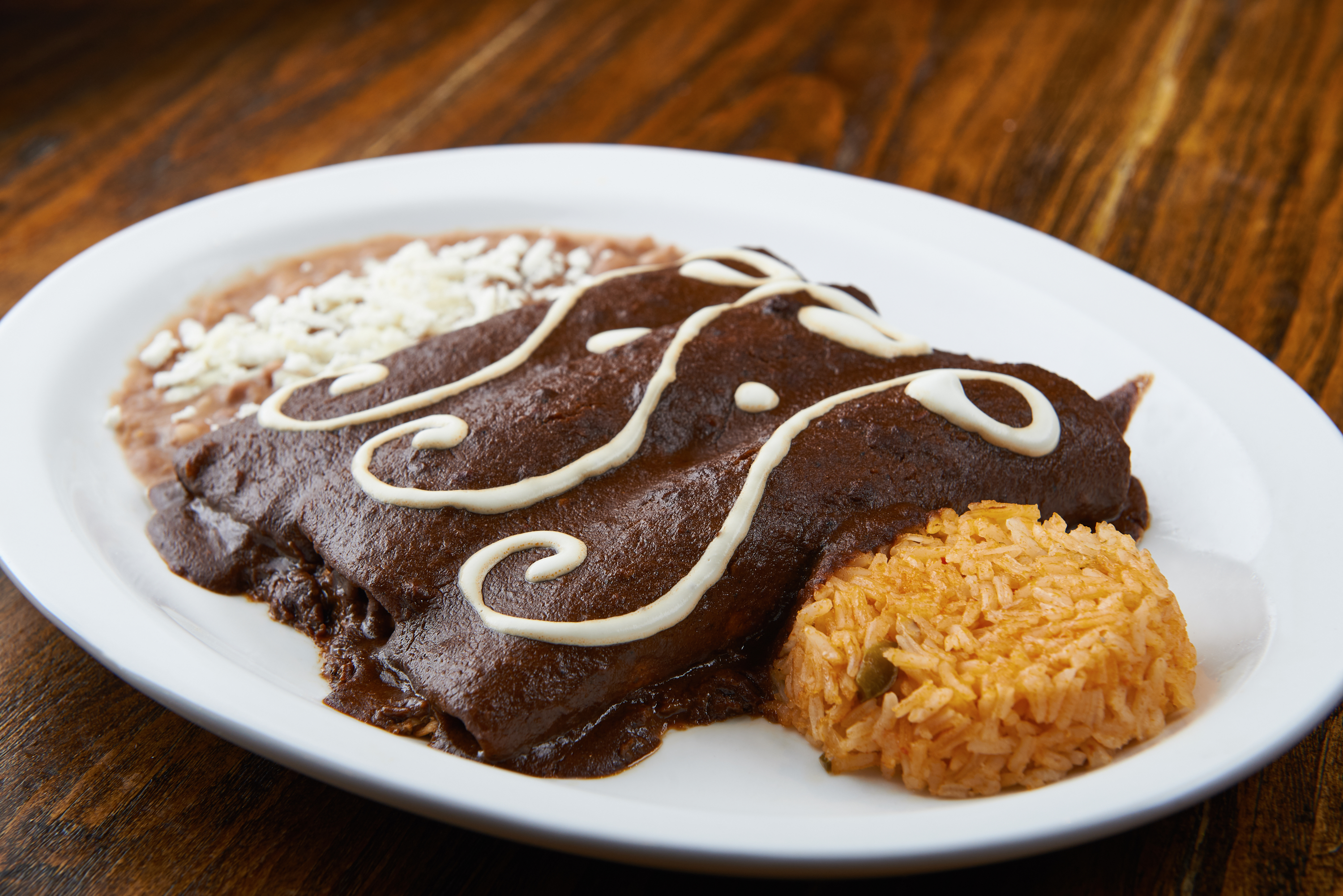 Order Enchilada de Mole food online from Casa Chapala  store, Austin on bringmethat.com