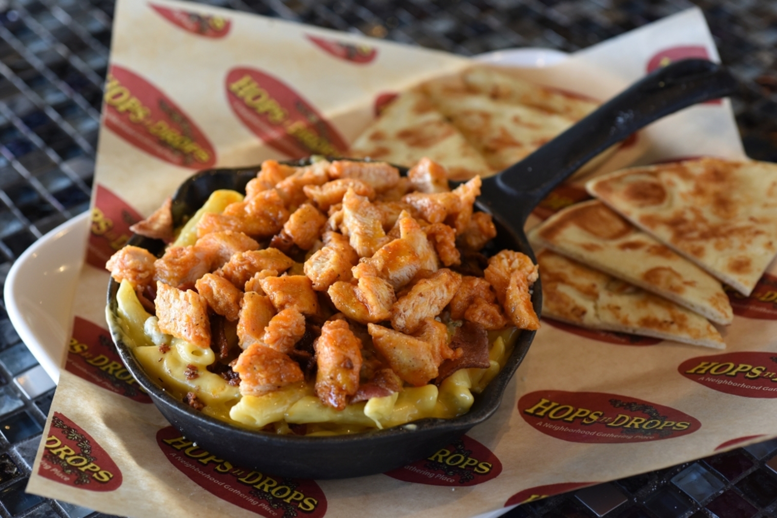 Order BUFFALO BACON CHICKEN  MAC & CHEESE food online from Hops N Drops store, Colorado Springs on bringmethat.com