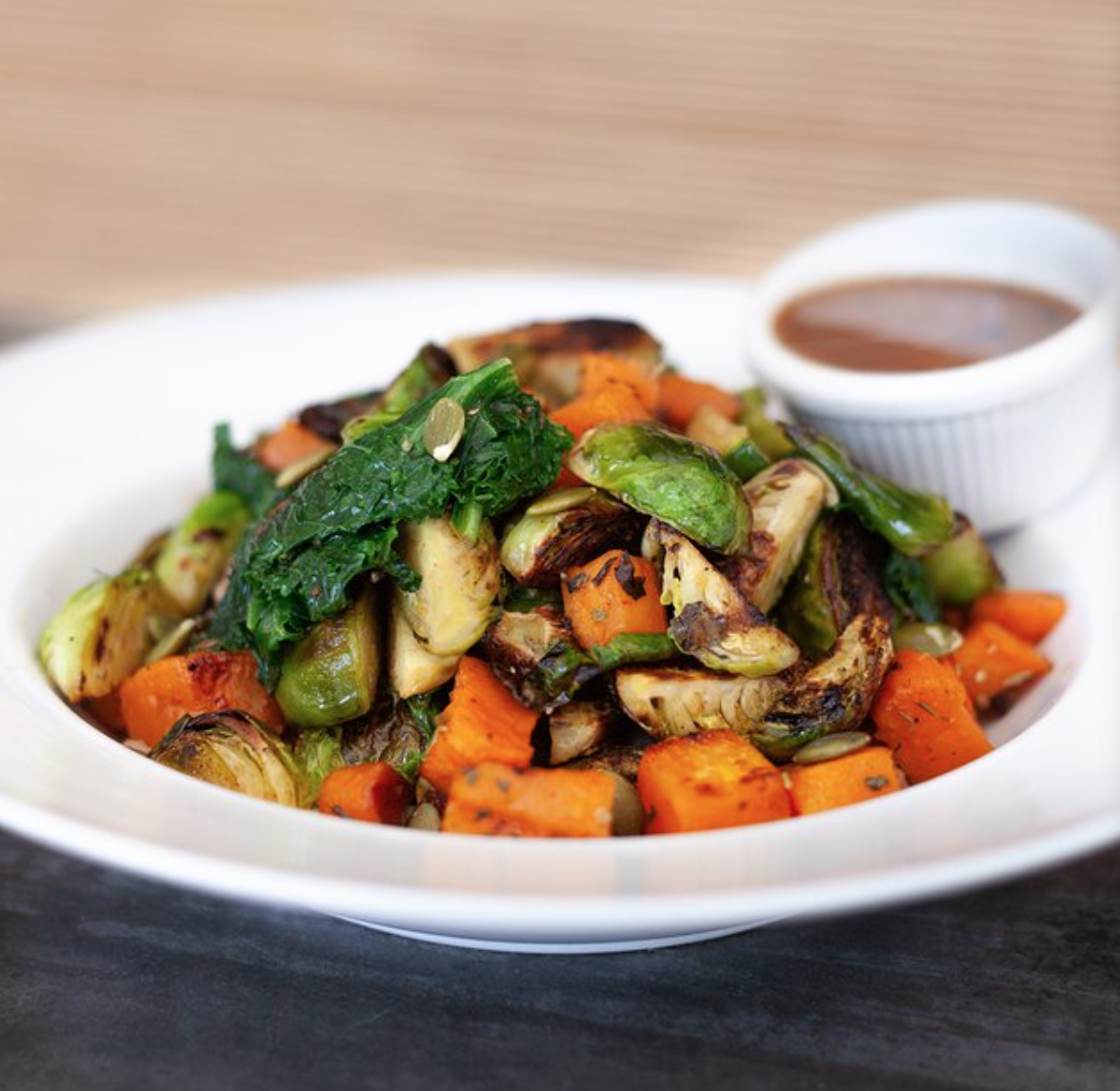 Order Roasted Veggie Bowl food online from The Acai And Smoothie Girl store, Beverly Hills on bringmethat.com