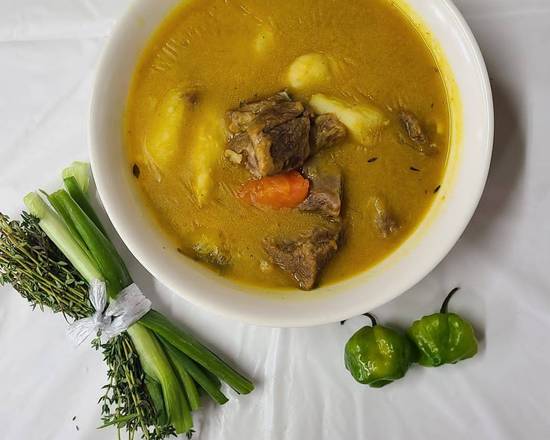 Order Goat meat soup food online from Best Choice West Indian Restaurant store, New York on bringmethat.com