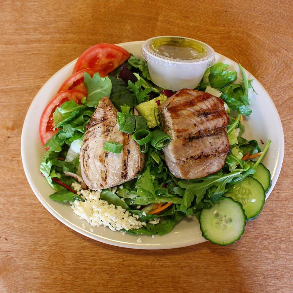 Order Grilled Tuna Salad food online from Aladdin's Eatery store, Pittsburgh on bringmethat.com