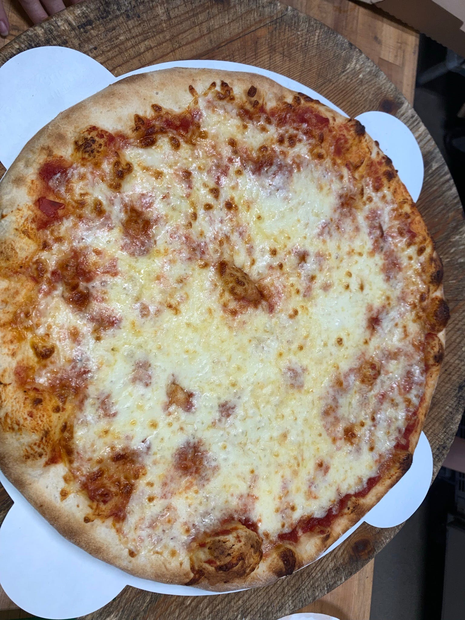 Order Cheese Pizza - Small 12'' (4 Slices) food online from Rustic Pizza store, Sherborn on bringmethat.com