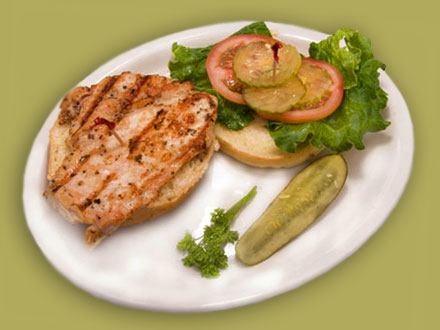 Order Charbroiled Chicken Breast Sandwich food online from Troy Greek Restaurant store, San Diego on bringmethat.com