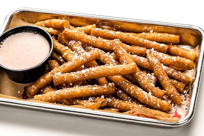 Order Funnel Cake Fries food online from Arooga's Route 39 store, Harrisburg on bringmethat.com