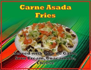 Order Carne Asada Fries  food online from El Grullo Restaurant store, Mesa on bringmethat.com