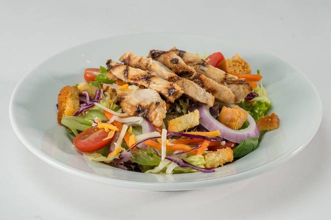 Order GF GRILLED CHICKEN TOSSED SALAD (Half Portion) food online from Glory Days Grill store, Providence on bringmethat.com