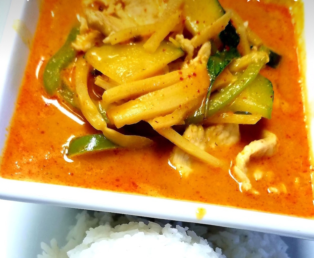 Order C1. Red Curry food online from Kin Thai store, High Point on bringmethat.com
