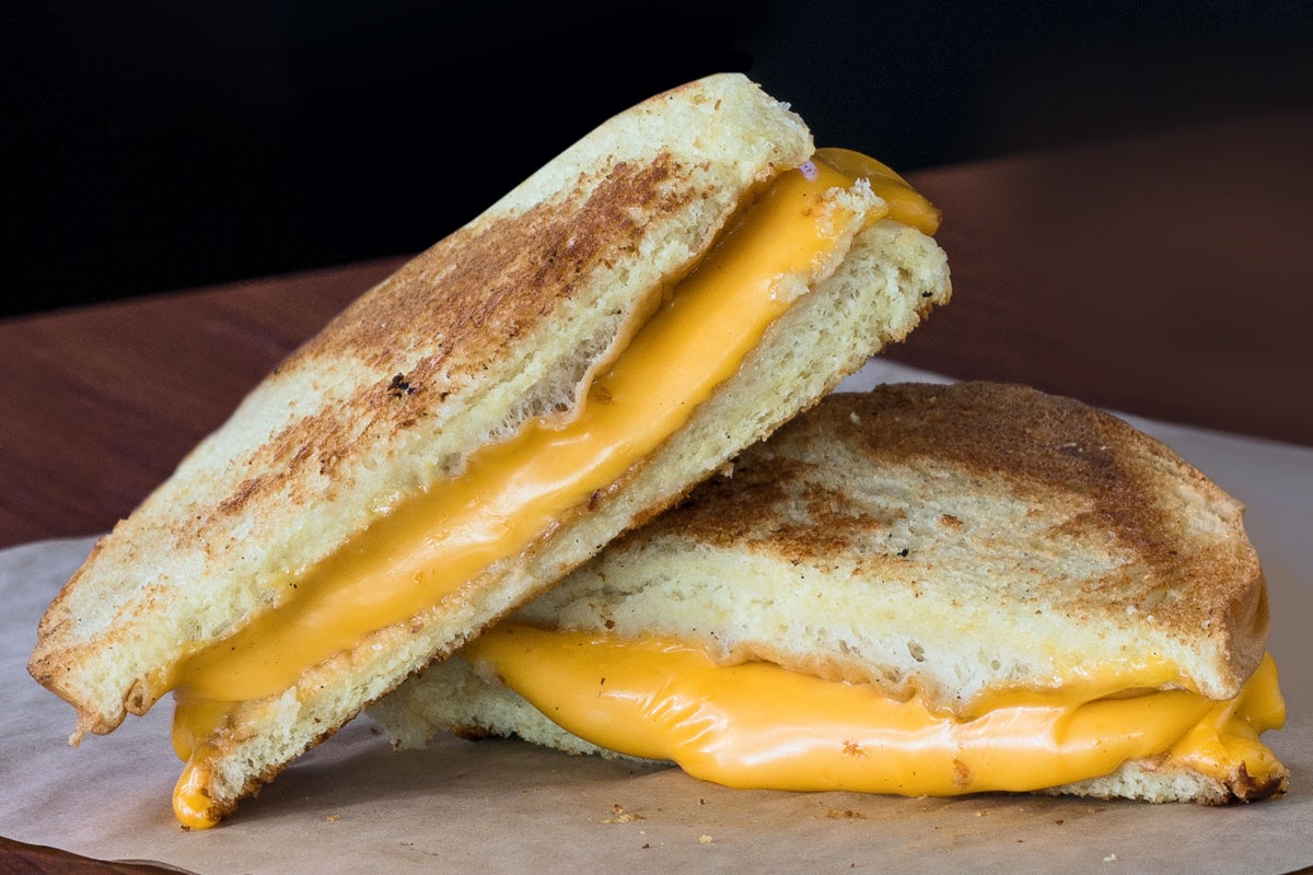 Order Grilled Cheese (Sandwich Only) food online from Mooyah store, Virginia Beach on bringmethat.com