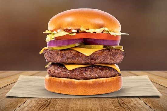 Order Double Cheeseburger food online from Texas Chicken & Burgers store, Washington on bringmethat.com