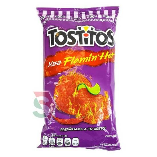 Order Tostitos · Xtra Flamin' Hot Tortilla Chips (7.5 oz) food online from Mesa Liquor store, Mesa on bringmethat.com