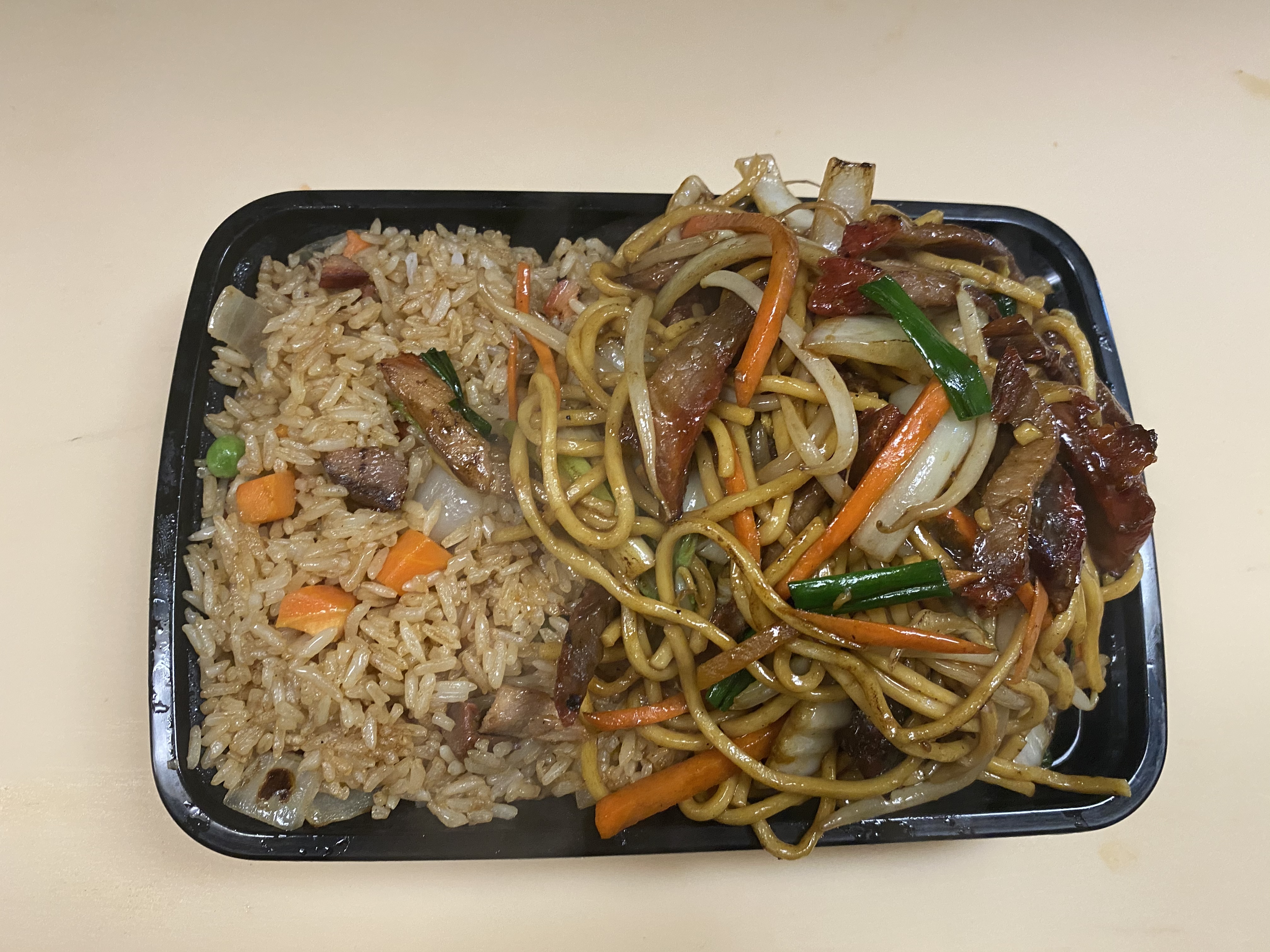 Order  Pork Lo Mein Combo晚叉烧捞面 food online from Kumo Asian Fusion store, Brick on bringmethat.com