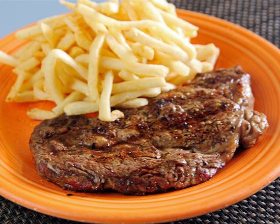 Order Ribeye Steak & Fries food online from Barnaby Cafe store, Houston on bringmethat.com