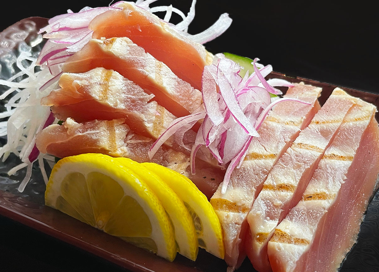 Order Albacore Sashimi food online from Sushi Damu store, Tustin on bringmethat.com