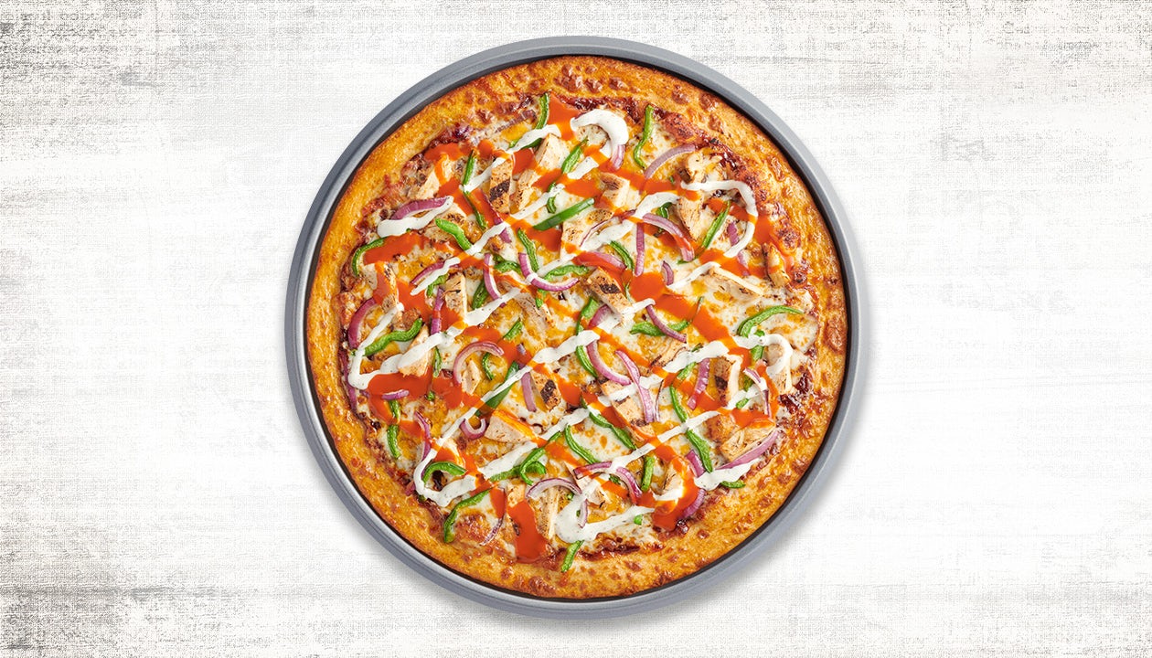 Order Homestyle BBQ Chicken with Buffalo & Ranch Drizzle food online from Pasqually Pizza & Wings store, Columbus on bringmethat.com