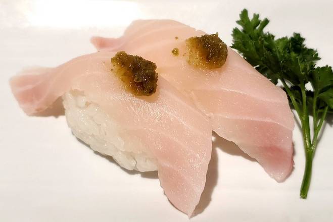 Order Tilapia Nigiri food online from Sake 2 Me Sushi store, Tustin on bringmethat.com