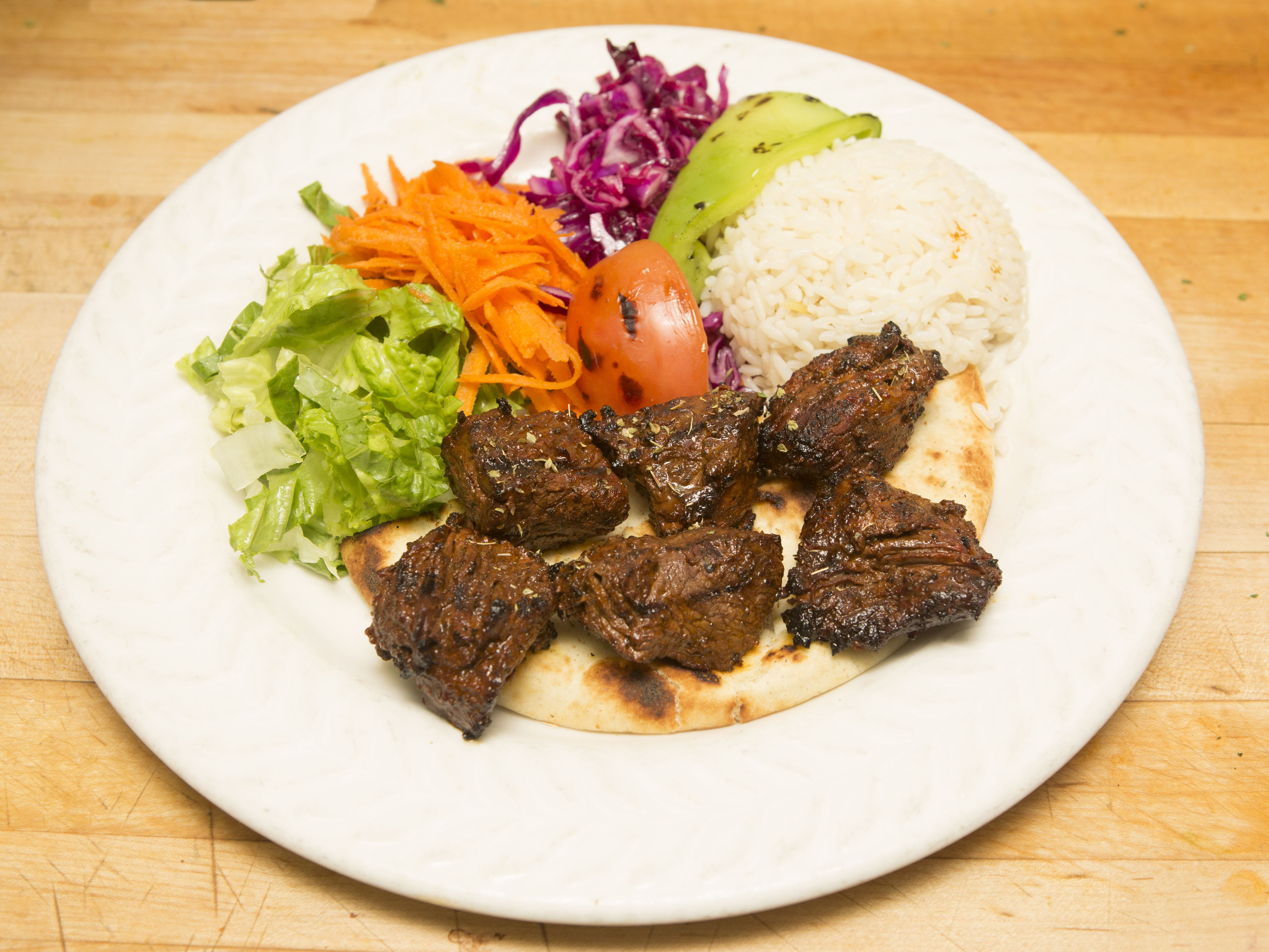 Order Lamb Shish Kebab food online from Hanci turkish cuisine store, New York on bringmethat.com