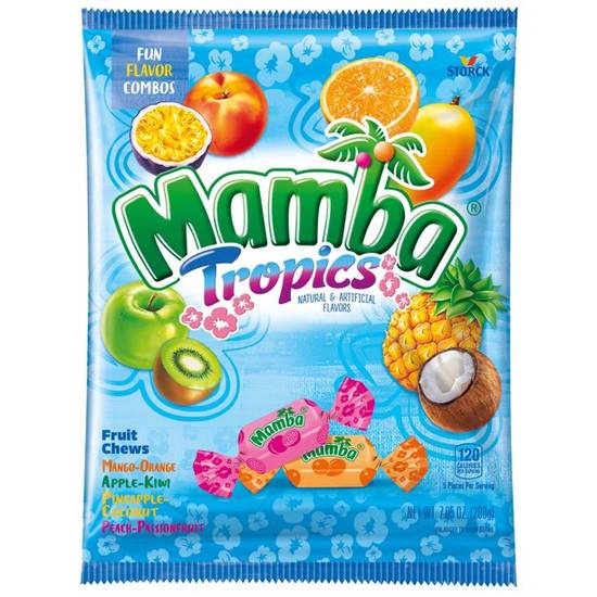 Order Mamba Tropics Fruit Chews Candy food online from Exxon Food Mart store, Port Huron on bringmethat.com