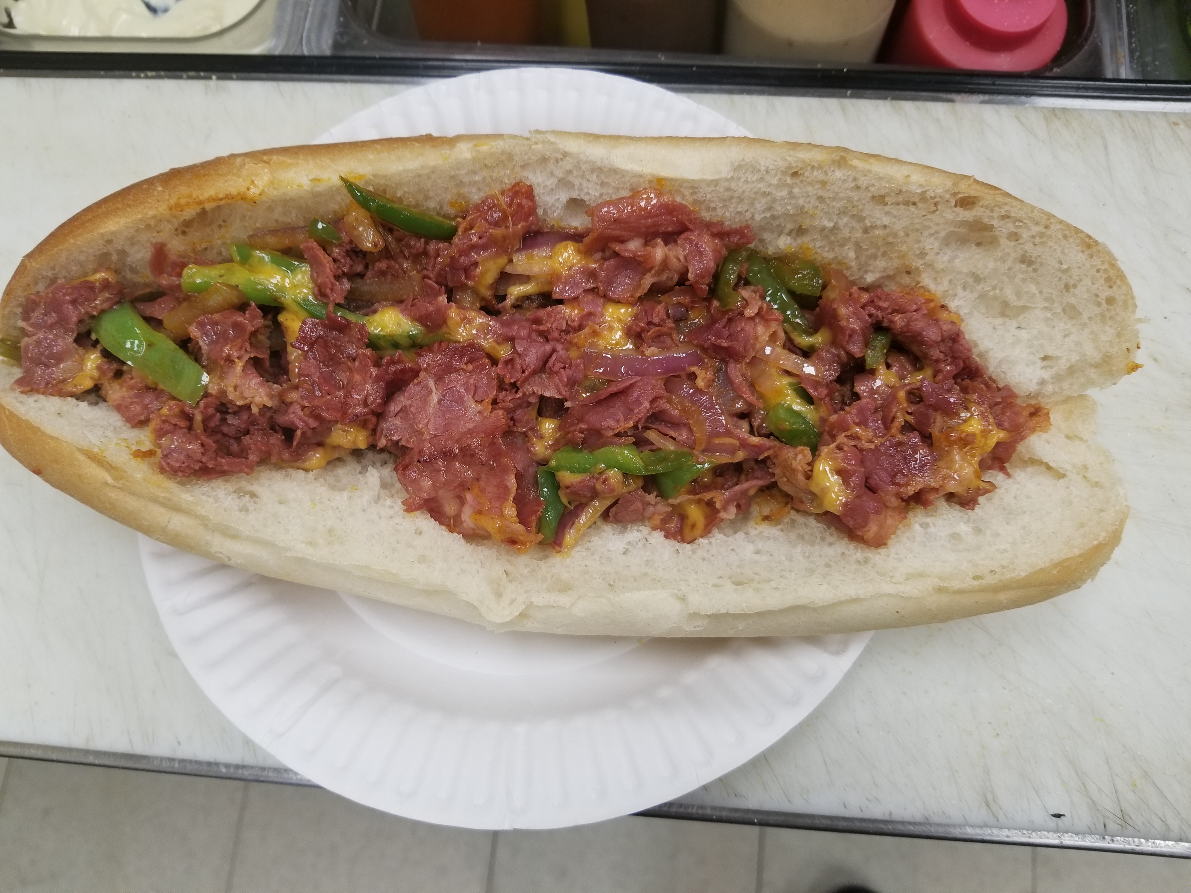Order Hot Pastrami Sub  food online from Rome pizza (catering) store, Boston on bringmethat.com