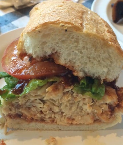 Order BBQ Chicken Sandwich food online from Windy City Pizza store, San Mateo on bringmethat.com