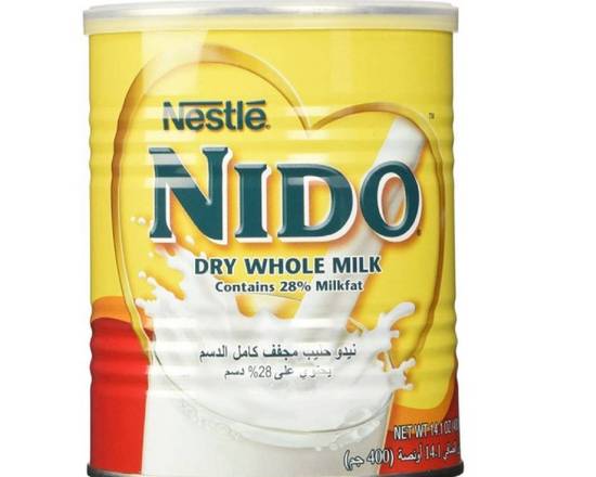 Order Nestle Nido Dry Whole milk  (14.1 Oz) food online from Nohadra Grocery store, Chicago on bringmethat.com