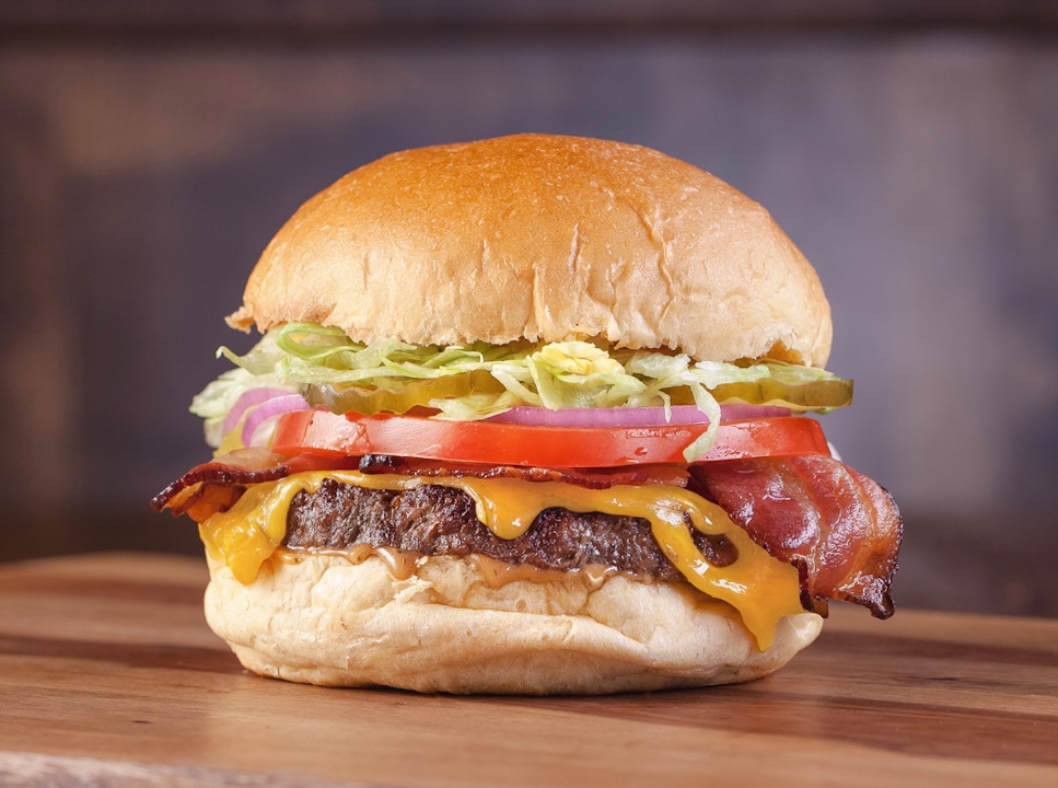 Order Bacon Cheddar Burger food online from Kichi Grill store, San Francisco on bringmethat.com