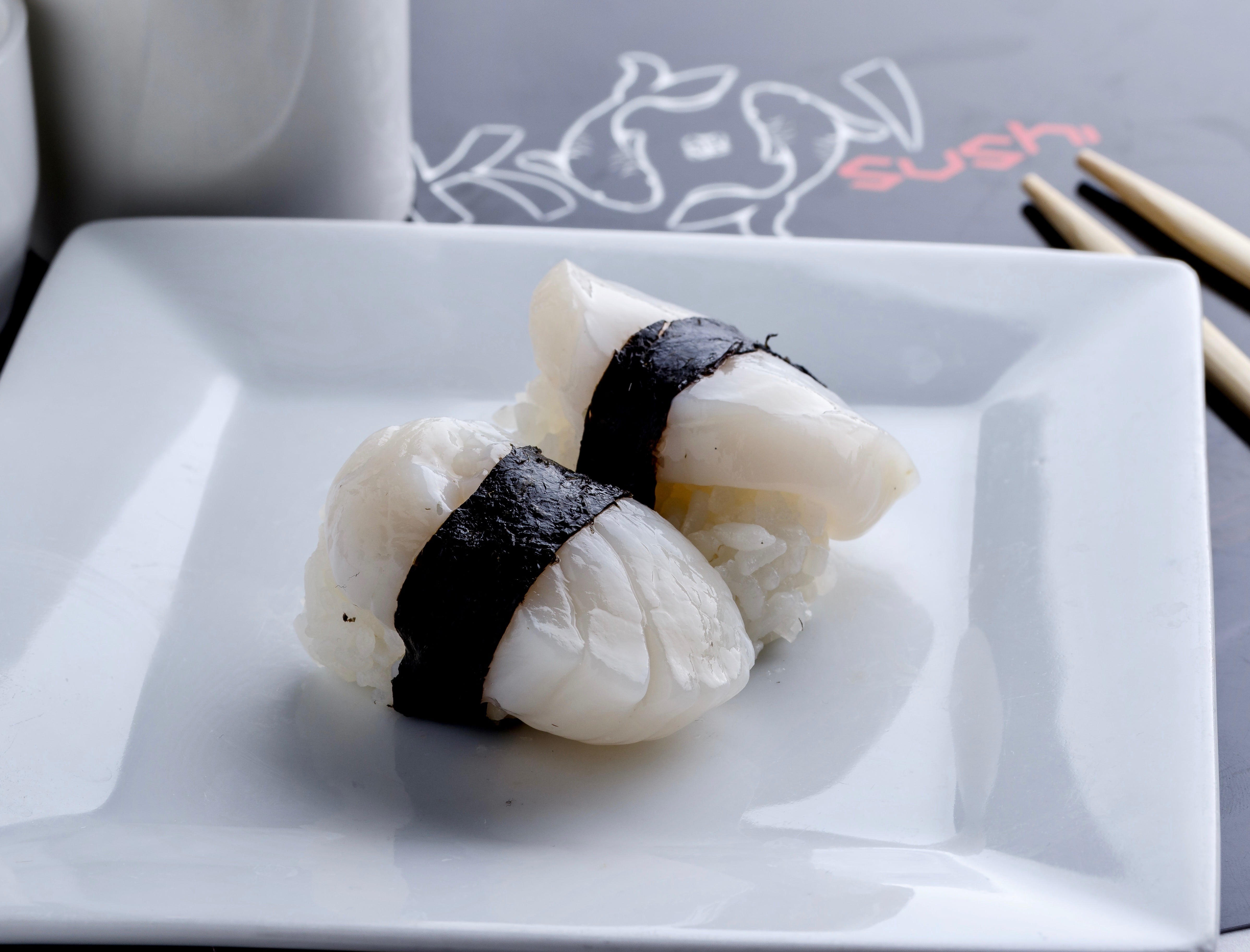 Order 2 Pieces Hotategai Sushi food online from Koi Japanese Sushi Bar & Lounge store, Beaumont on bringmethat.com