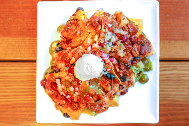 Order Loaded Nachos food online from Tommy Tavern + Tap store, Princeton on bringmethat.com
