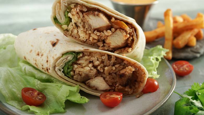 Order Grilled Chicken Burrito food online from Burrito Lovers Bar store, Compton on bringmethat.com