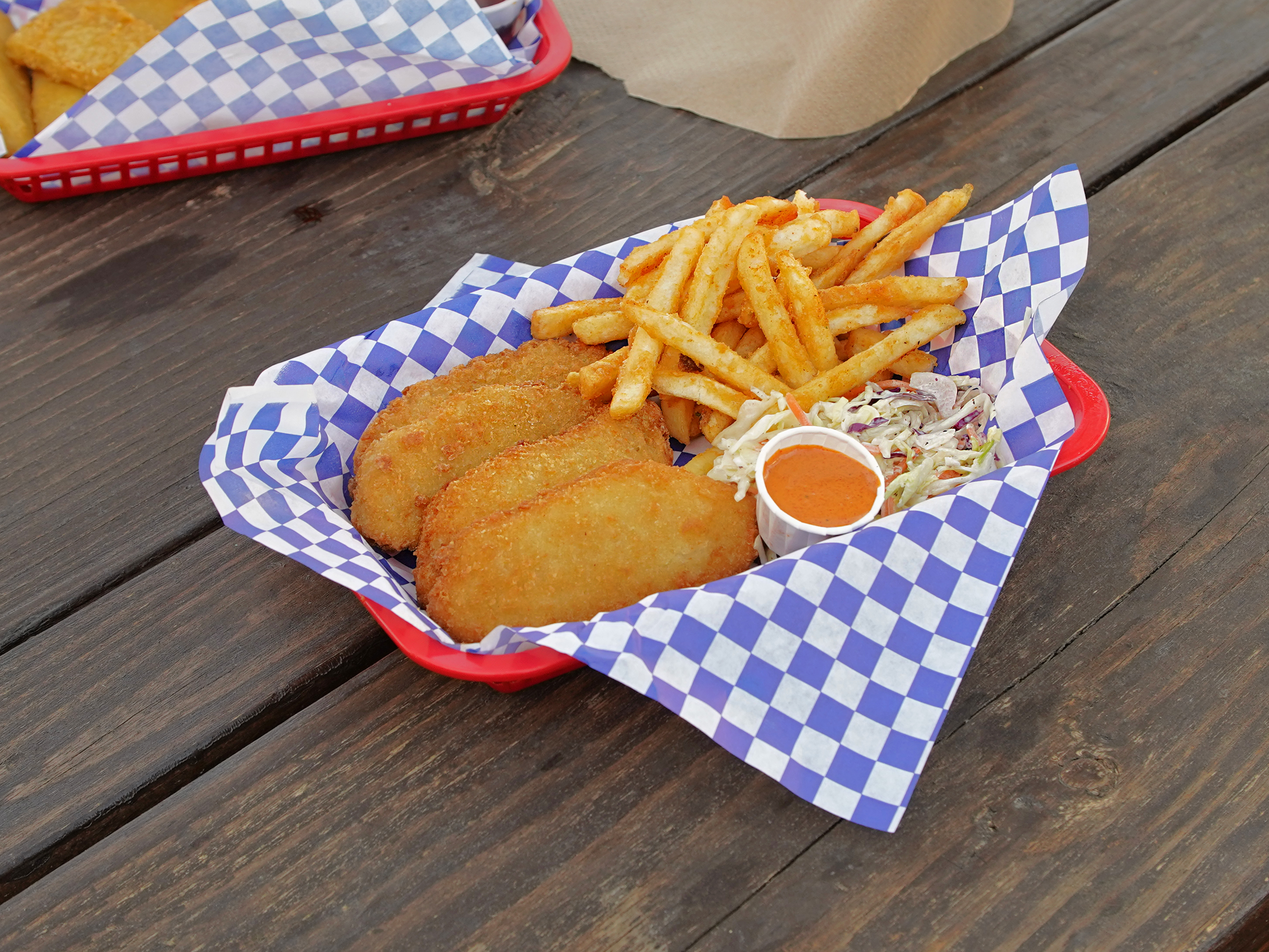 Order Cod Fish N Chips food online from Honey Butter Chicken Co store, Los Angeles on bringmethat.com