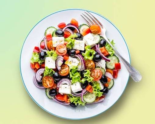 Order Greek OG Salad food online from The Shawarma Treatment store, Kent on bringmethat.com