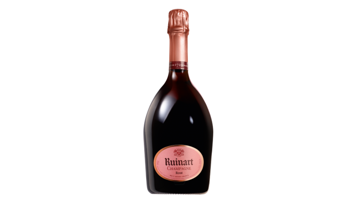 Order Ruinart Rosé Champagne 750ml Bottle food online from Golden Rule Liquor store, West Hollywood on bringmethat.com
