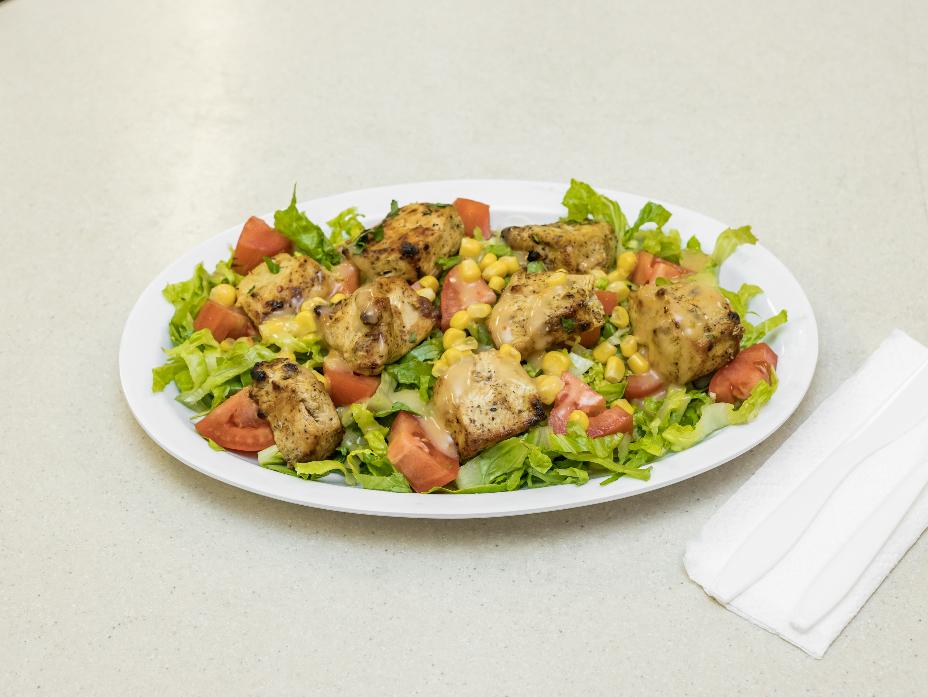 Order Chicken Salad food online from Two Brothers Halal Market store, Houston on bringmethat.com