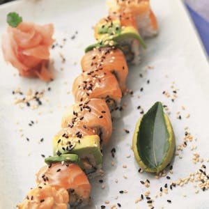 Order Salmon & Scallop Roll  food online from Sushi Ya store, Pasadena on bringmethat.com