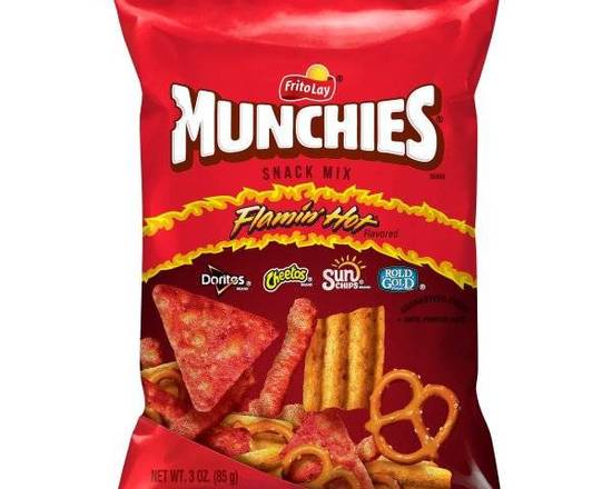 Order Munchies Snack Mix Flaming Hot  3 oz  food online from Pit Stop Liquor Mart store, El Monte on bringmethat.com