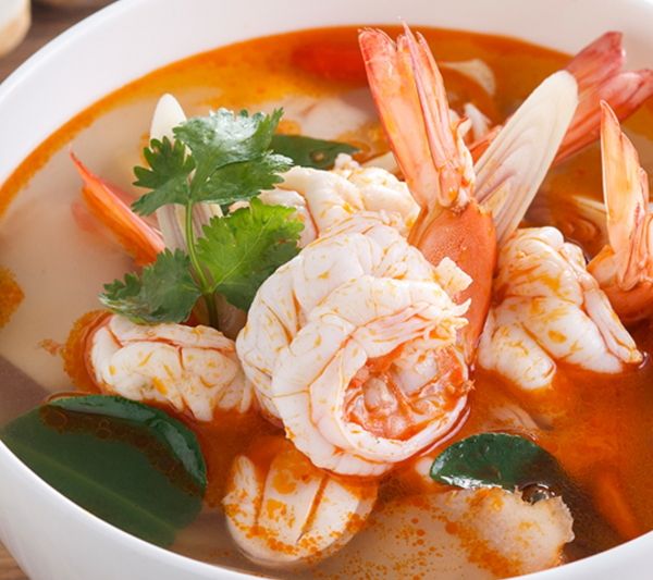 Order 1. Spicy Shrimp Soup food online from Thai Original Bbq store, Culver City on bringmethat.com