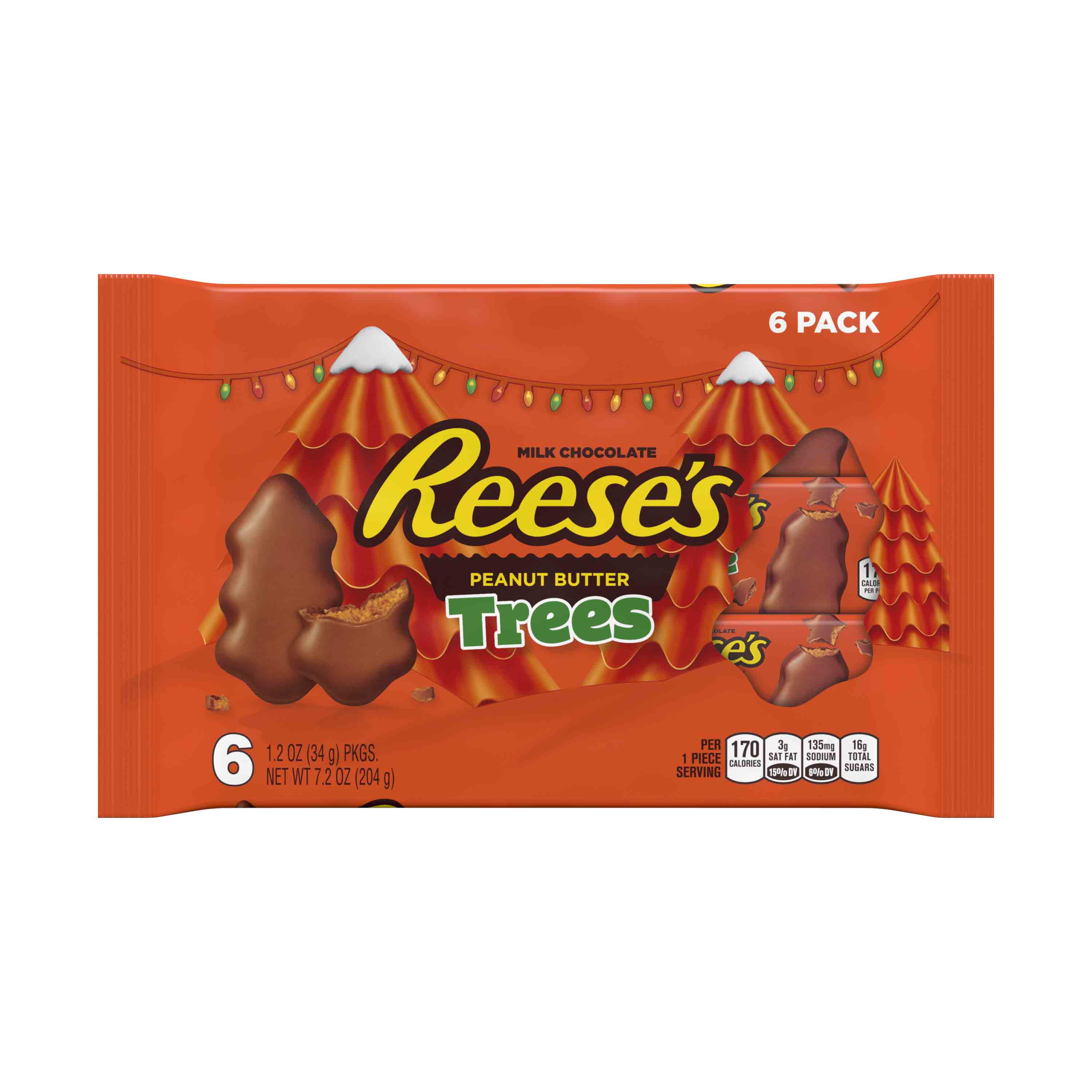 Order Reese's Holiday Peanut Butter Trees - 7.2 oz food online from Bartell store, Edmonds on bringmethat.com