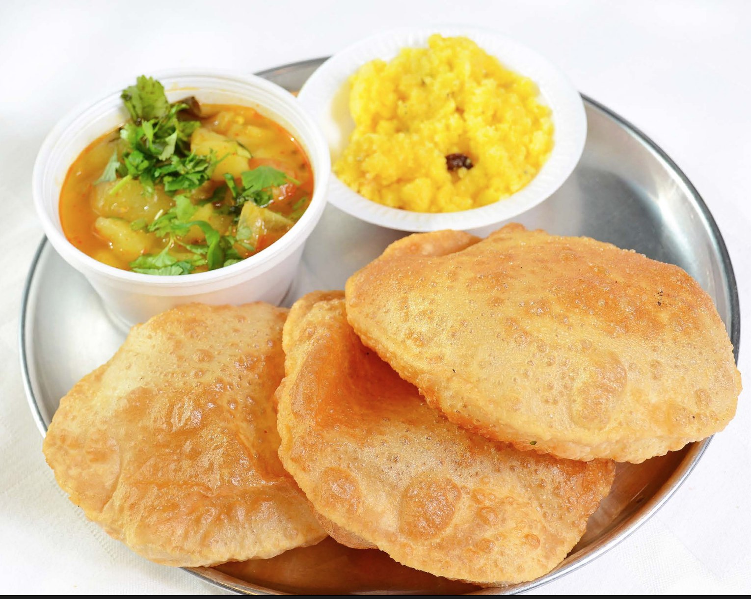 Order Halwa Puri with Sabji food online from Shri Balaji Bhavan store, Houston on bringmethat.com