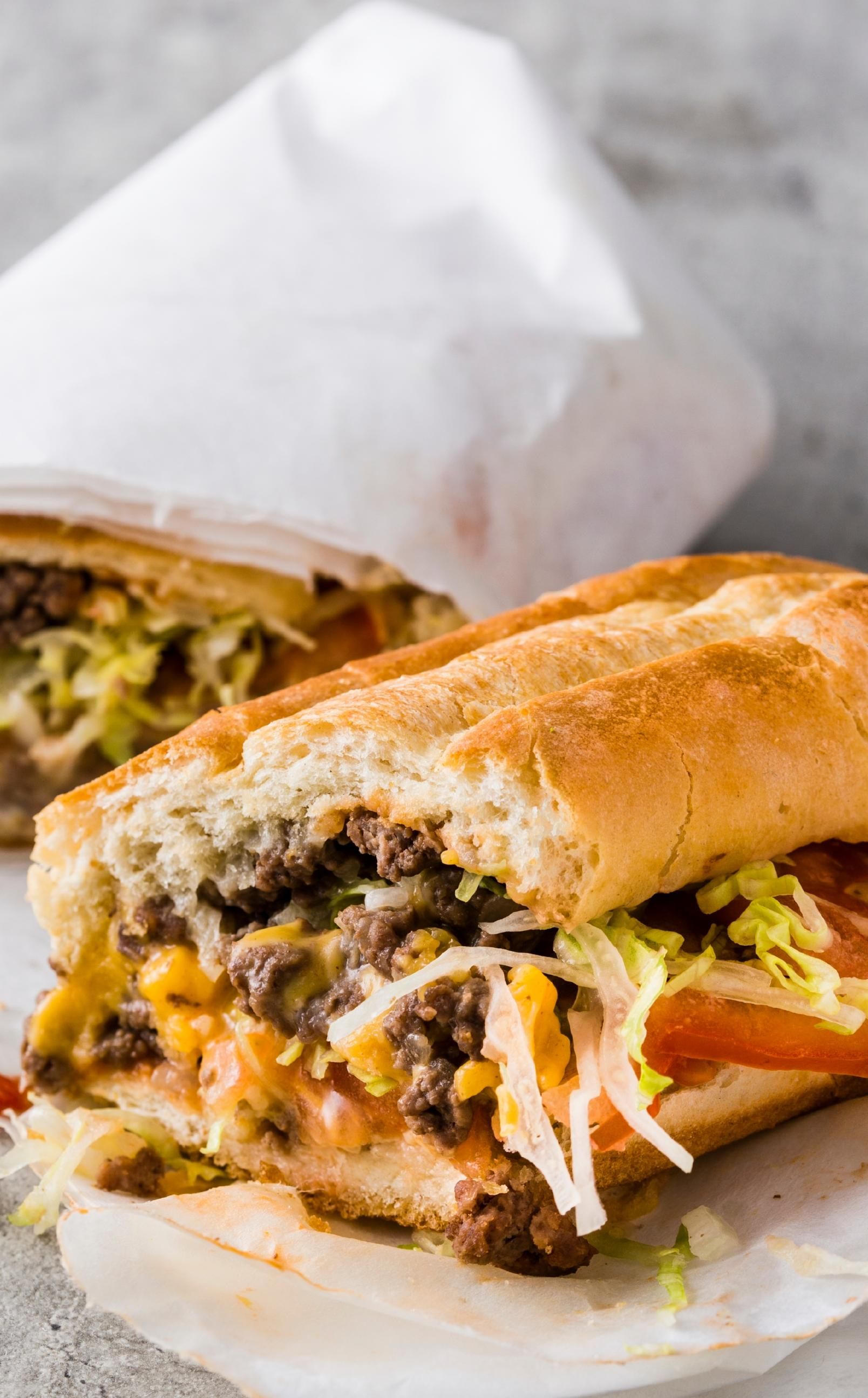 Order Chopped Cheese food online from Santiago Deli Grocery store, New York on bringmethat.com
