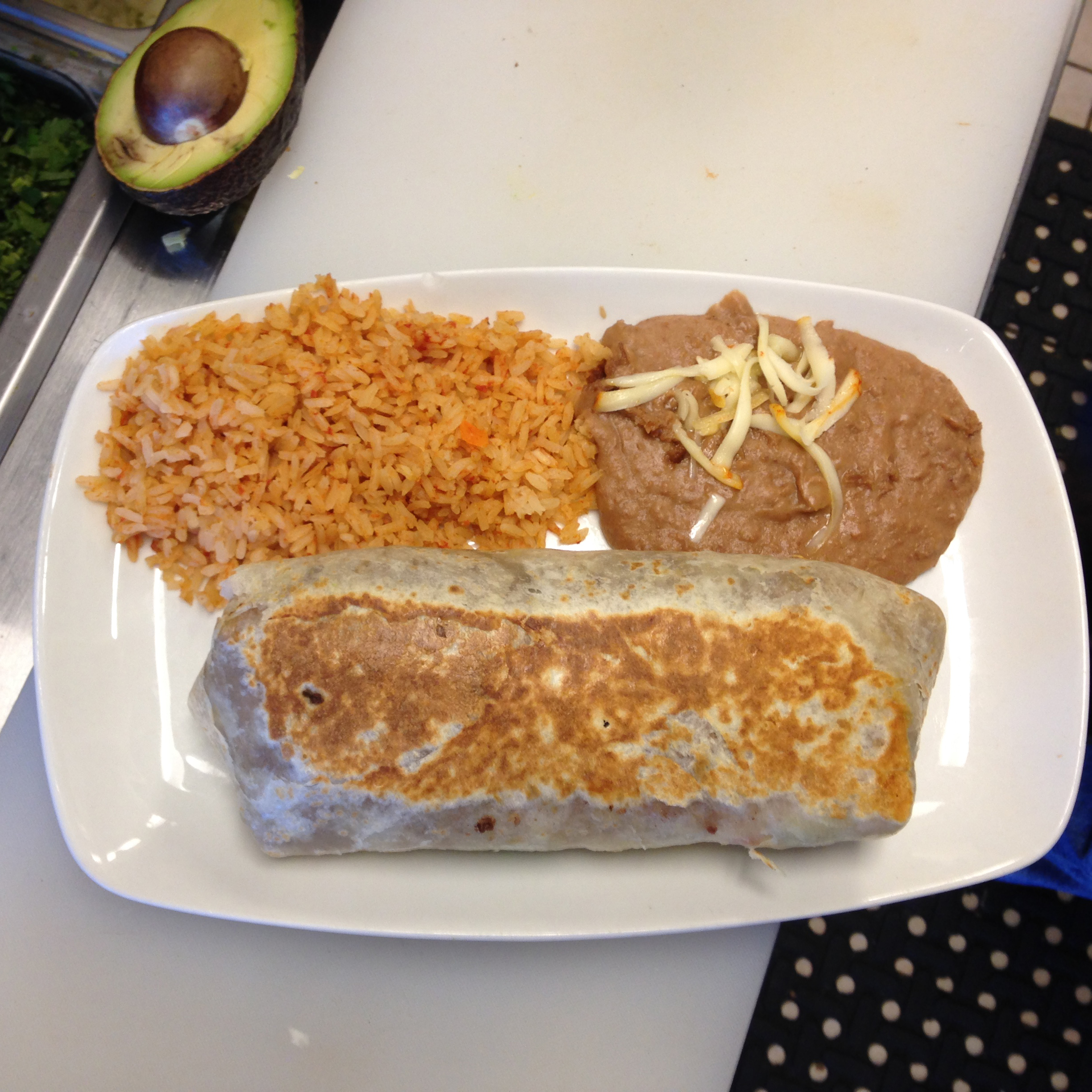 Order Burrito Dinner food online from Jalisco Express Restaurant store, Cicero on bringmethat.com