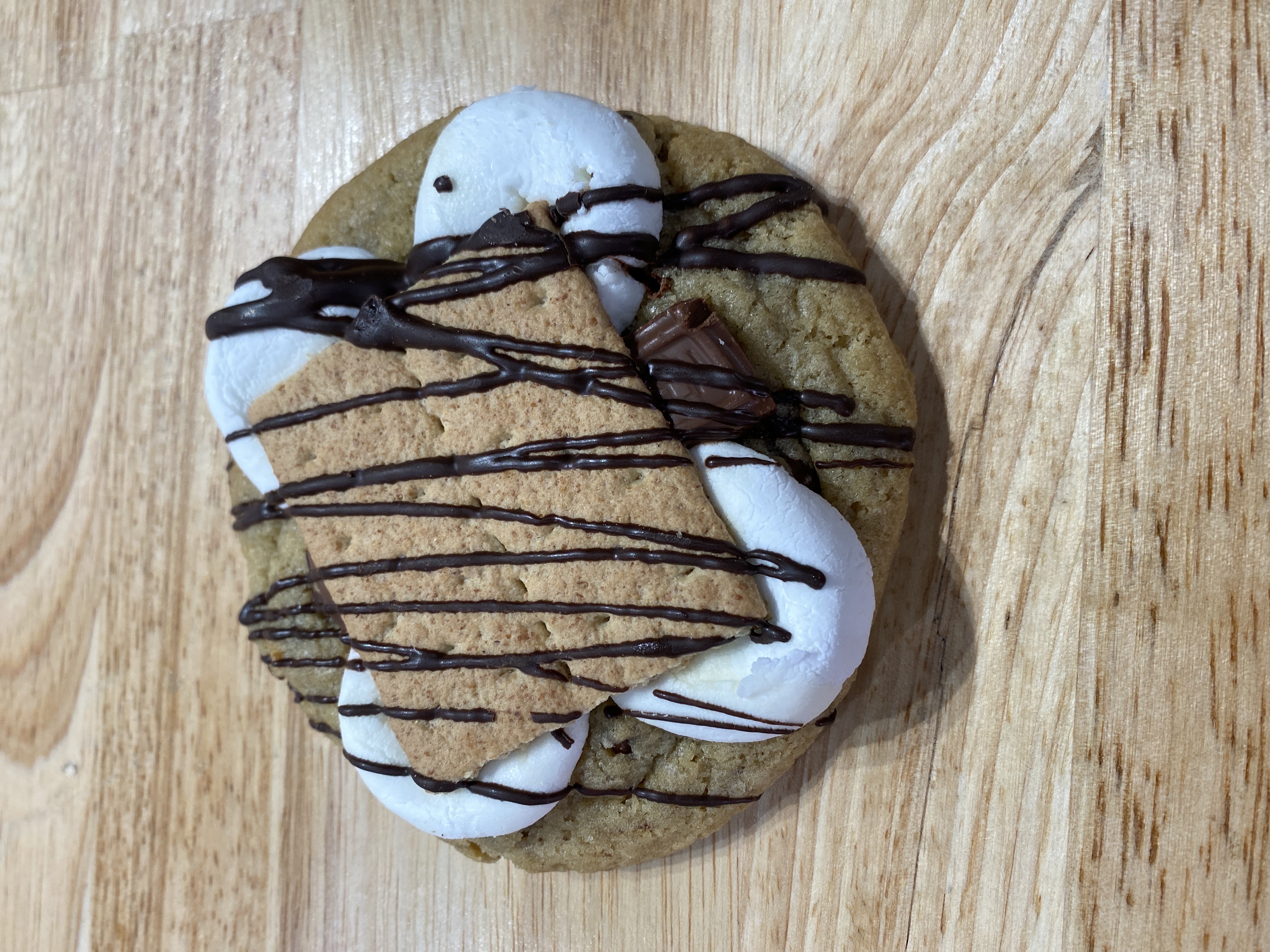 Order 5 oz. S’more Cookie food online from Mary's Mountain Cookies store, McKinney on bringmethat.com