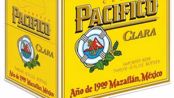 Order Pacifico Clara 12 Pack 12 oz Bottle food online from Rebel store, San Jose on bringmethat.com