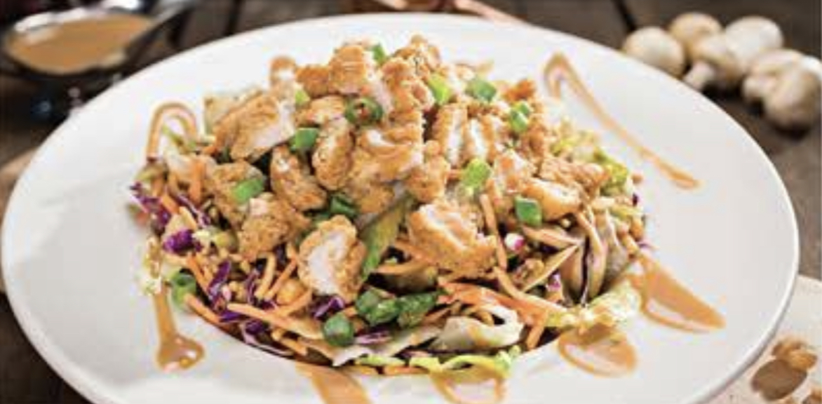 Order Crispy Thai Salad food online from Perkos Cafe store, Madera on bringmethat.com