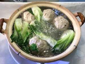 Order I7. Meatball Casserole 清炖狮子头砂锅 food online from Garage Restaurant store, San Gabriel on bringmethat.com