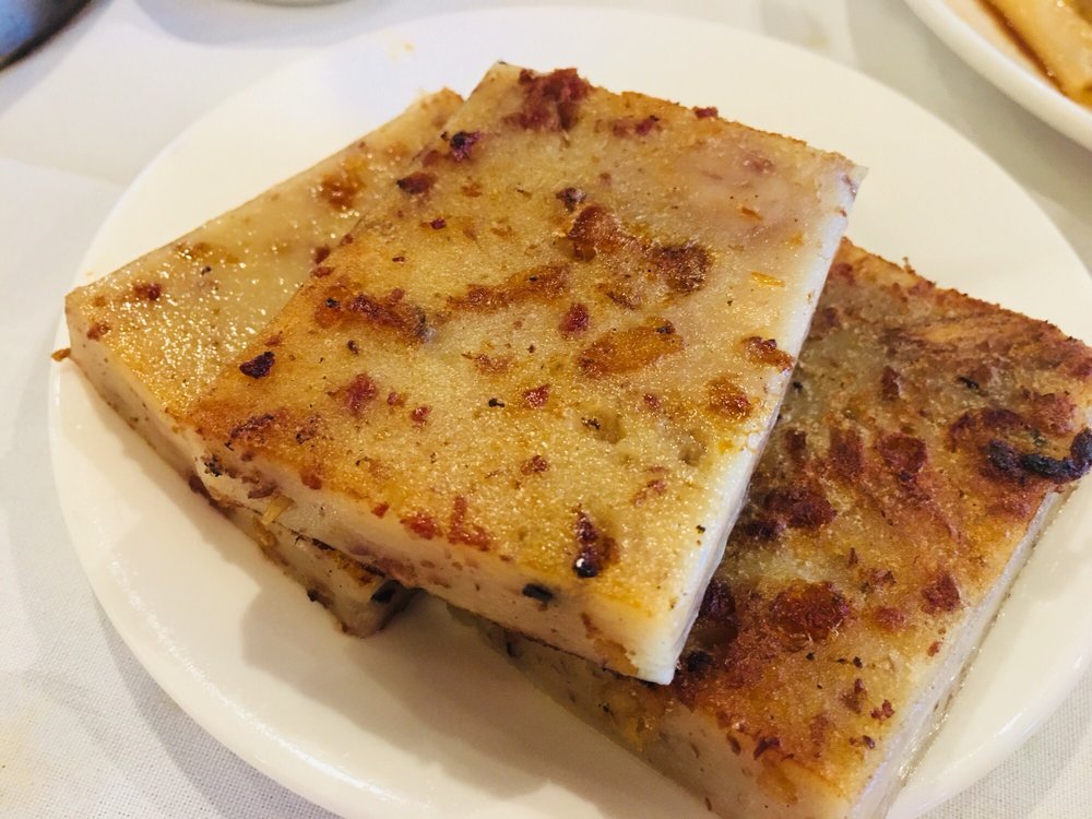 Order Pan Fried Turnip Cake food online from Golden Island store, San Diego on bringmethat.com