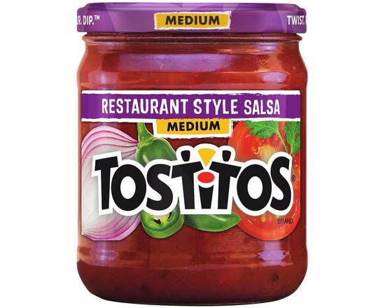 Order Tostitos Salsa Restaurant Style Medium 15.5 Oz food online from Abc Discount Store store, San Diego on bringmethat.com
