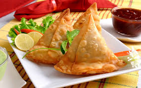 Order Vegetable Samosa(3pc) food online from Bawarchi store, Wilmington on bringmethat.com